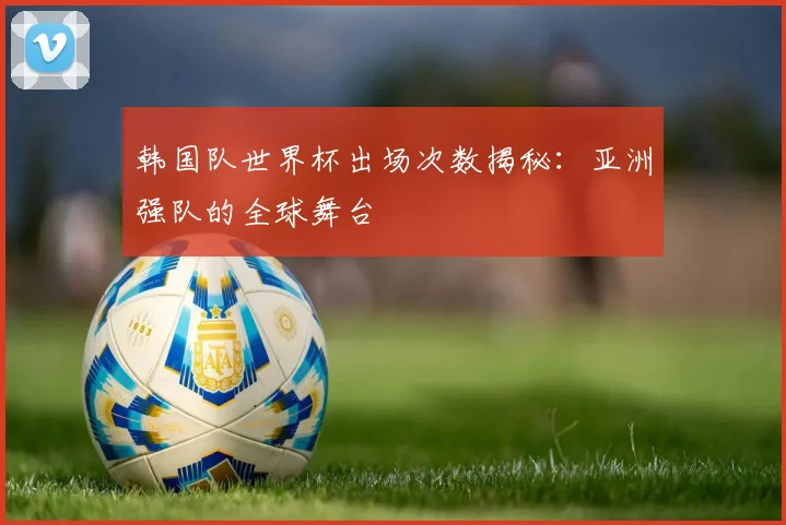 韩国队世界杯出场次数揭秘:亚洲强队的全球舞台